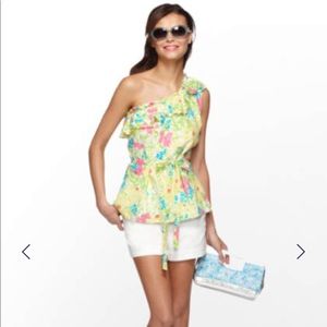 Lilly Pulitzer Janine Top - Blue Eyed Girl